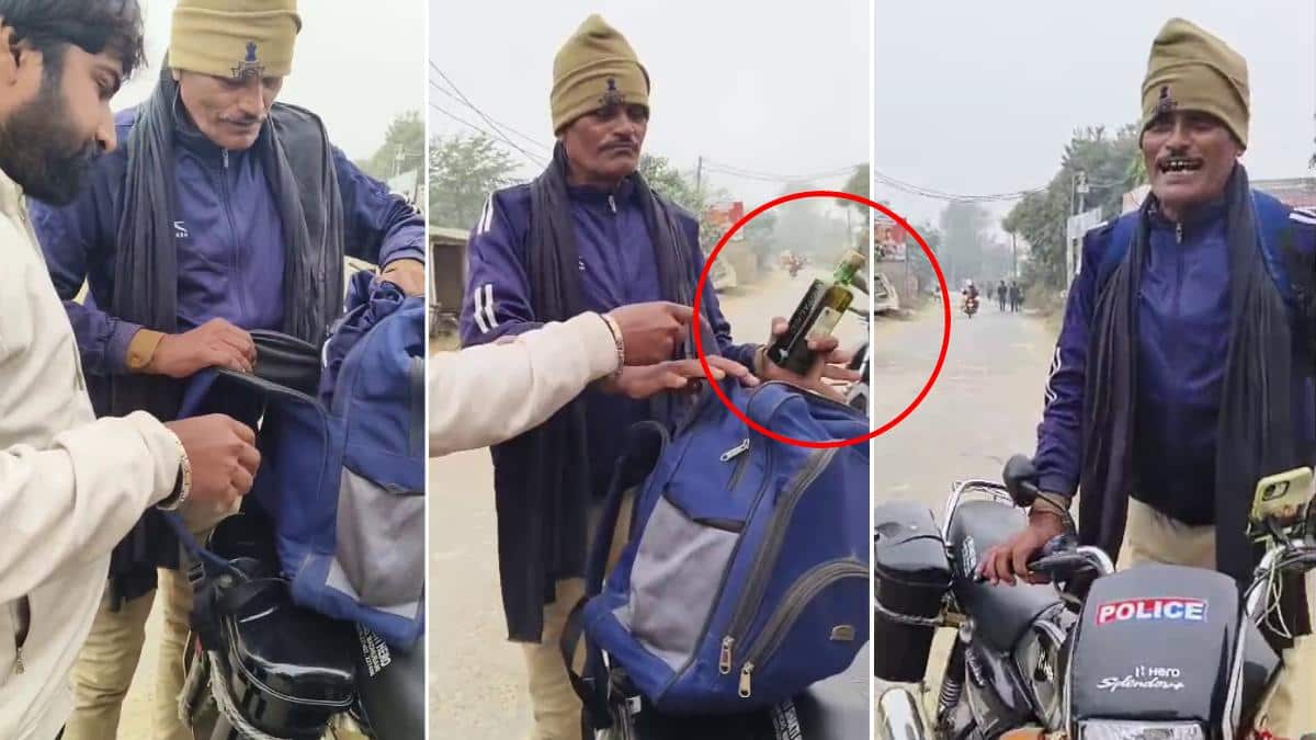 'बाबूजी के लिए ले जा रहे थे, बीमार हैं', शराब के साथ पकड़ाया जवान, SP ने लिया ये बड़ा एक्शन