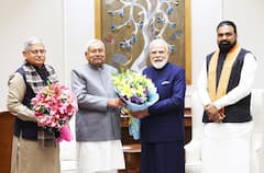 PM मोदी-अमित शाह से मिले नीतीश कुमार और सम्राट चौधरी, देखें मुलाकात की खास तस्वीरें