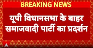 SP Stages Protest Outside UP Assembly Over Codeine Syrup Case Ahead of Key Legislative Agenda