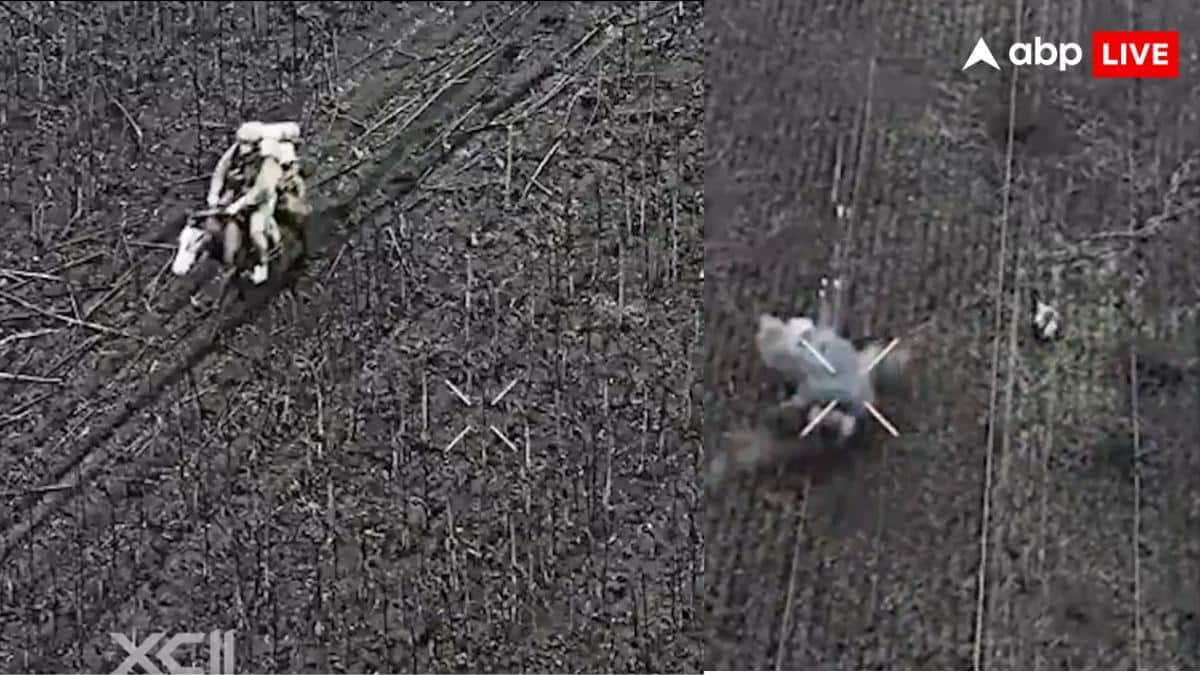 यूक्रेन के ड्रोन ने घुड़सवार रूसी सैनिक को ऐसे किया टारगेट, हुआ बड़ा धमाका, देखें वीडियो