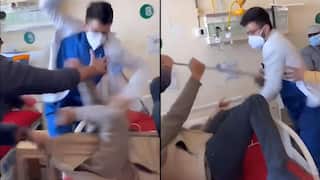 'Cancel The Dr License': Viral Video Shows Doctor Allegedly Beating Patient Inside IGMC | WATCH