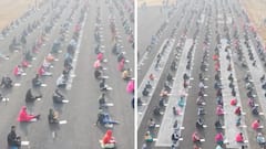 WATCH | 8,000 Candidates Sat On Sambalpur Airstrip In Odisha To Take an Exam