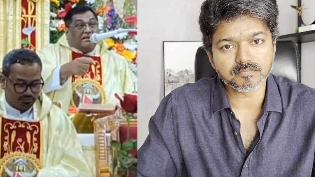 TVK Vijay: 41 பேரை கொன்ற விஜய்.. சர்ச்சில் அரசியல் பேசிய பாதிரியார்.. கொந்தளிக்கும் தவெக தொண்டர்கள்!