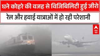 Weather Update: घने कोहरे की चपेट में उत्तर भारत के कई शहर, हवाई और रेल यात्राओं में आ रही परेशानी|