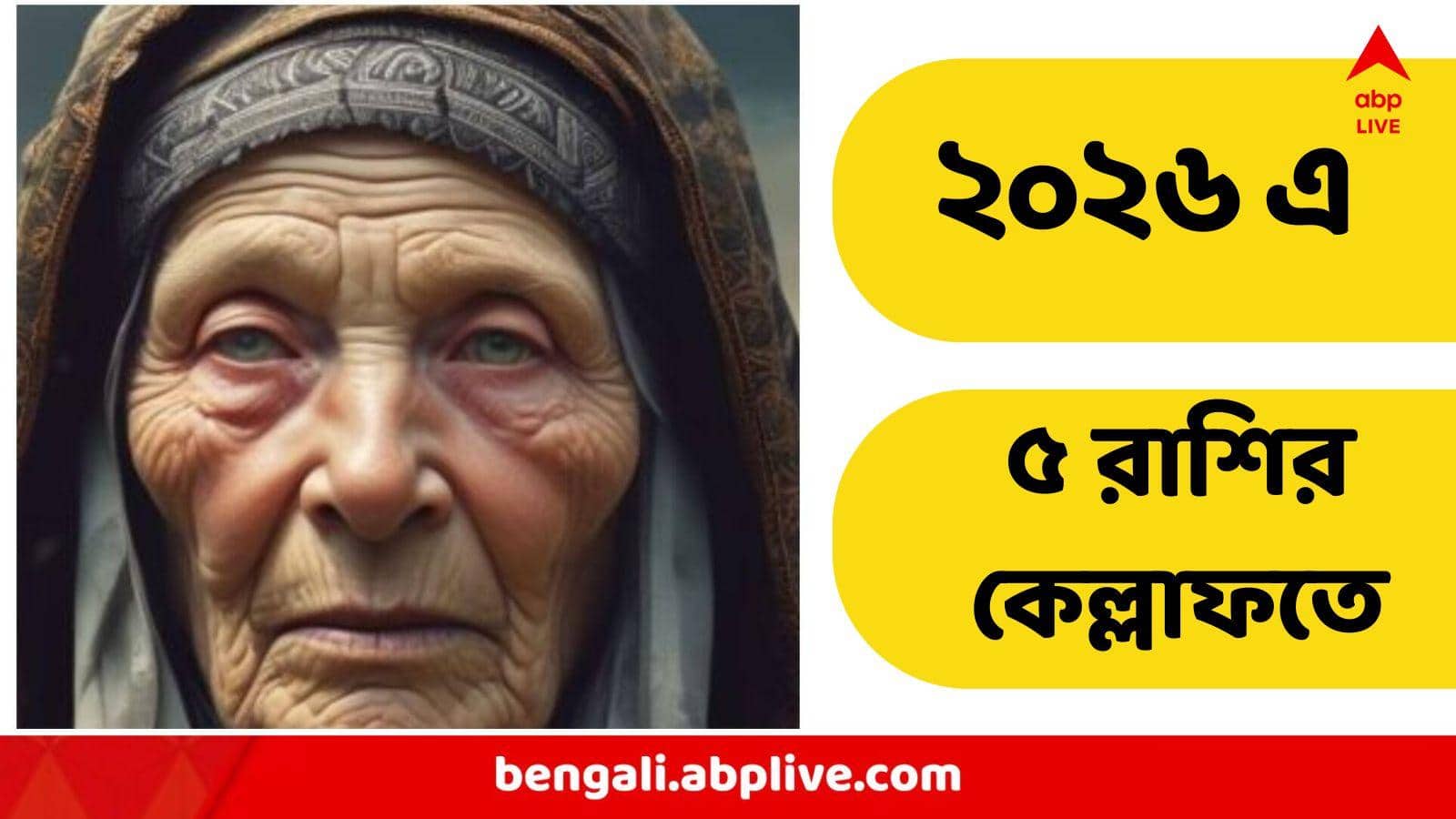 ২০২৬ এ এদের মুঠোয় দুনিয়া, রাশি রাশি টাকা-সুযোগ এই ৫ রাশির নাগালেই, শুধু ধরতে পারলেই....কী বলেছিলেন বাবা ভাঙ্গা