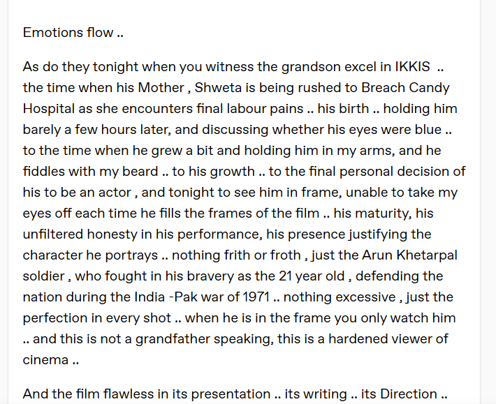 नाती अगस्त्य नंदा की 'इक्कीस' देख इमोशनल हुए अमिताभ बच्चन, रिव्यू शेयर करते हुए लिखा- 'खुशी और गर्व से आंखें भर आईं