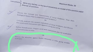 ‘Discuss Atrocities On Muslims In India’: Jamia Semester Exam Question Under Fire