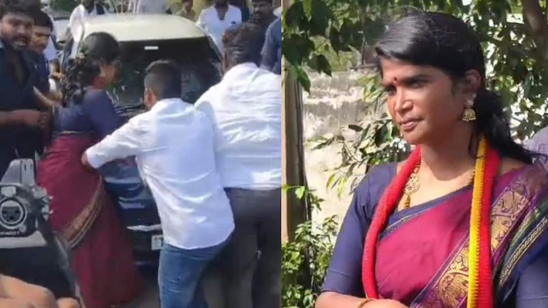 Tvk female party official, who, frustrated at not receiving a party position, stopped Vijay's car and protested tearfully, caused a stir in Panaiyur tnn ஓடி ஓடி உழைத்தேன்.. ஏமாத்திட்டாங்க.. கண்ணீருடன், விஜய் காரை மடக்கிய பெண் நிர்வாகி .. நடந்தது என்ன?