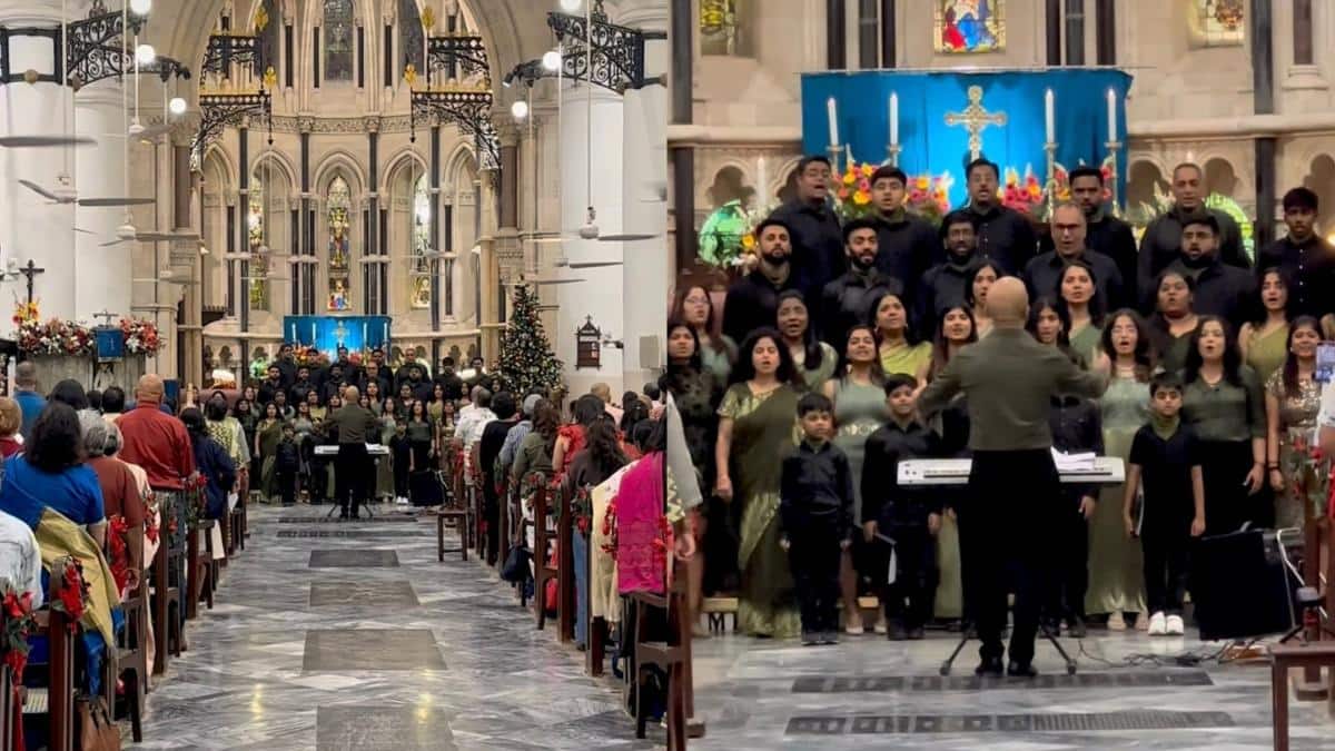Mumbai Cathedral Opens Christmas Carols With National Anthem, Leaves Internet With ‘Goosebumps’-Watch