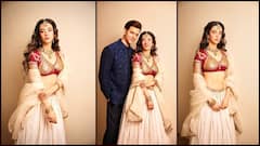 लहंगा पहन सबा आजाद ने ऋतिक रोशन संग दिए पोज, ब्लू सूट-बूट में खूब जचे एक्टर