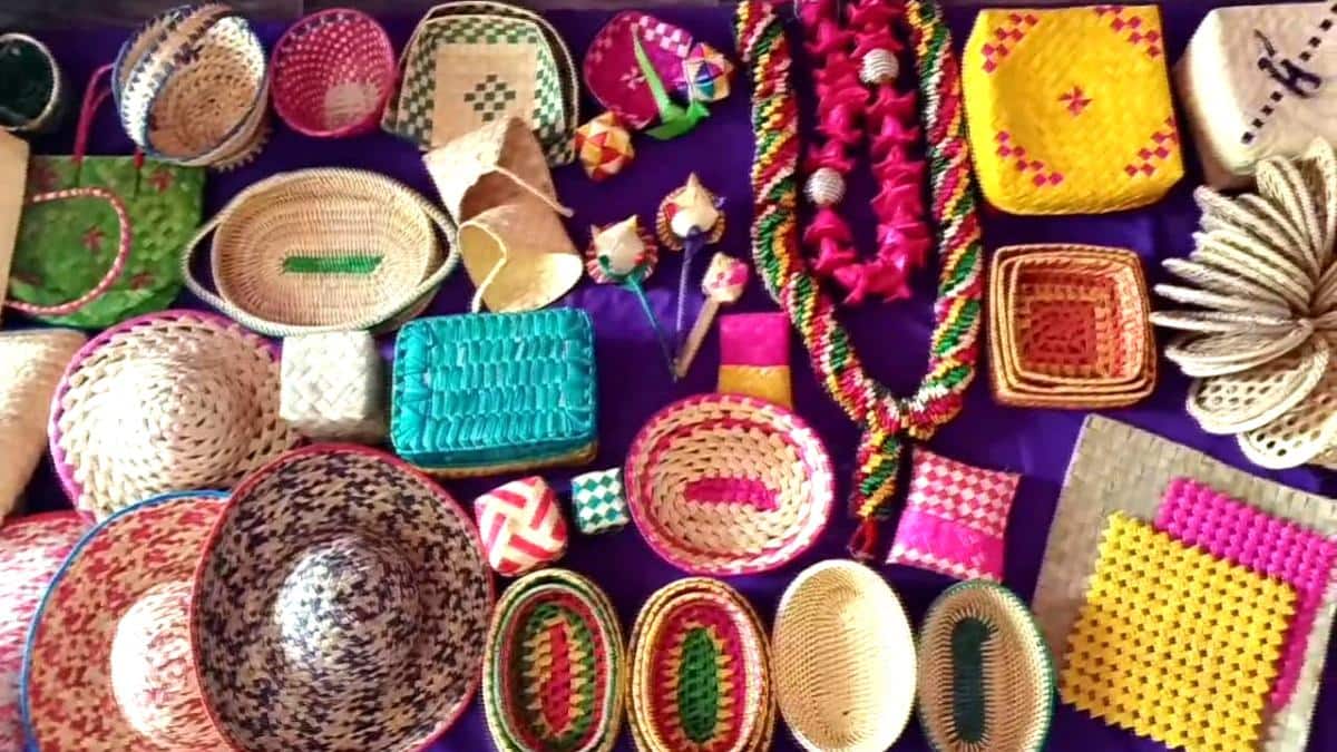 சீர்காழி டூ லண்டன் - பனை ஓலை மாலைகளால் வருவாய் ஈட்டும் இளம் பட்டதாரி!