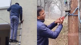 Haridwar Congress MLA Climbs Poles, Cuts Electricity To Power Officials’ Homes: Watch