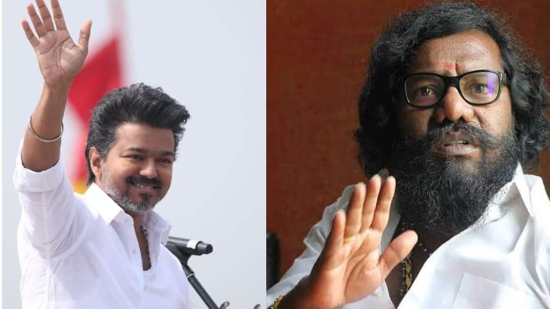 200 கோடியை  விட்டுட்டு வராரா விஜய்.!! 2 லட்சம் கோடி சம்பாதிக்க வராரு.. வெளுத்து வாங்கும் கருணாஸ்