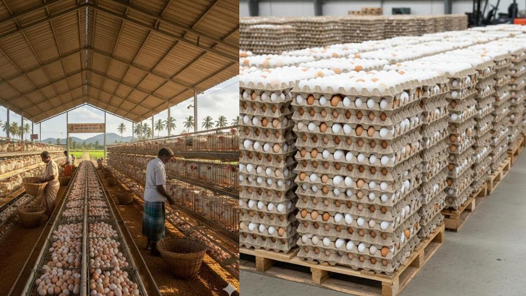 Namakkal Egg Price Hike: முட்டை விலை உயர்வு! வரலாறு காணாத உச்சம்! நாமக்கல் முட்டை உற்பத்தியில் அதிர்ச்சி!