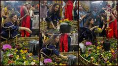 12 ज्योतिर्लिंग दर्शन के लक्ष्य पूरा कर रही हैं कंगना रनौत, लिया घृष्णेश्वर महादेव का आशीर्वाद