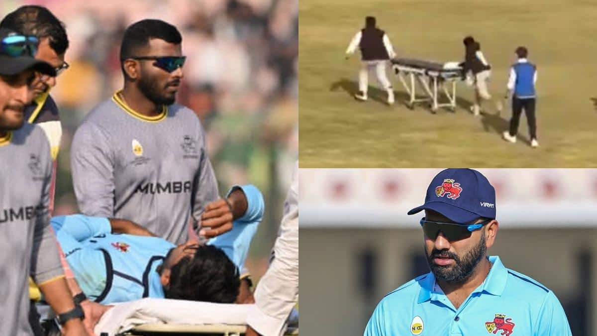 Vijay Hazare Trophy: विजय हजारे ट्रॉफी में बड़ा हादसा, रोहित शर्मा का साथी खिलाड़ी अस्पताल में भर्ती; जानें क्या हुआ