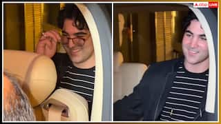 Ikkis की स्क्रीनिंग पर कैमरे से बचता दिखा अक्षय कुमार का लाडला, पैपराजी के लिए आरव ने नहीं दिए पोज