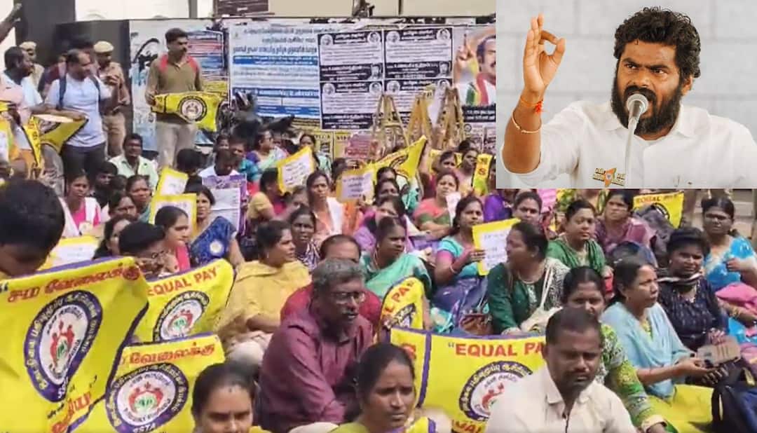 ’’முதல்வருக்கு கூச்சமில்லையா? வாக்குறுதிகளை நிறைவேற்றாத திமுக அரசு’’- ஆசிரியர்கள் கைதுக்கு அண்ணாமலை கண்டனம்!