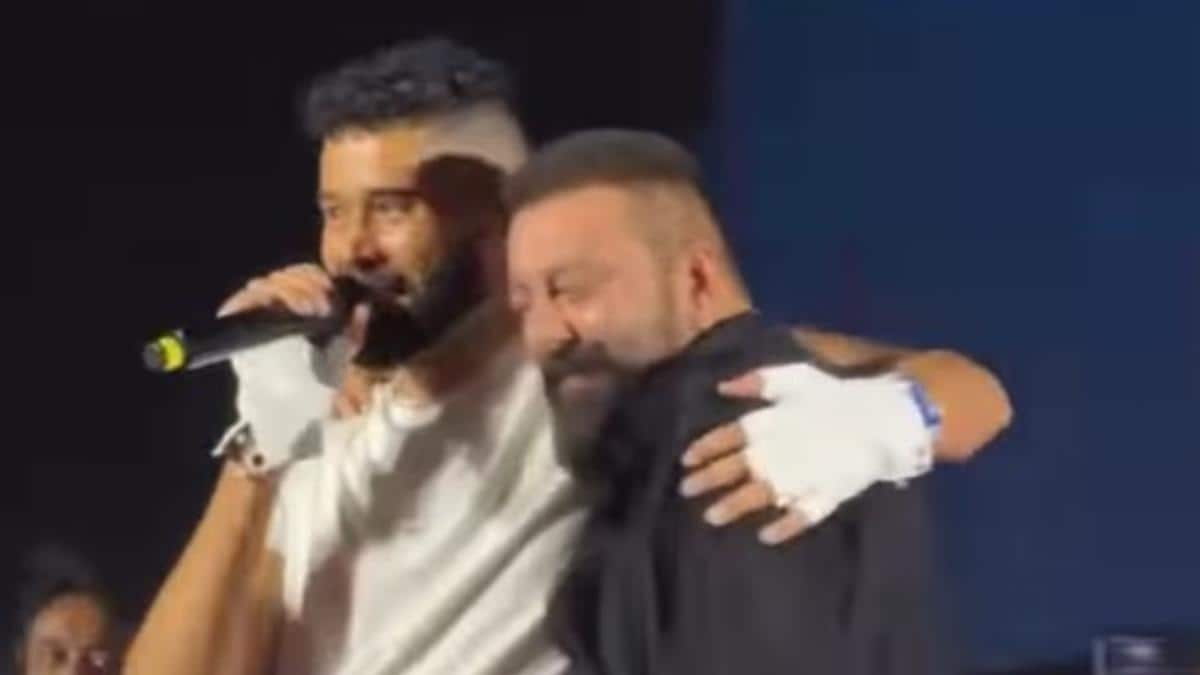 Sanjay Dutt’s Surprise Entry At AP Dhillon’s Mumbai Concert Sends Fans Into Frenzy