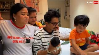 भारती सिंह के दूसरे न्यू बॉर्न बेटे की घर पर मनी छठी, काजू की यूं नजरें उतारती दिखीं दादी-नानी