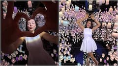 Kajal Aggarwal: కాజల్ అగర్వాల్ వైట్ స్కర్ట్ ఫోటోలు... సోషల్ మీడియాలో ఒక్కటే రచ్చ