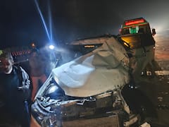 केंद्रीय मंत्री प्रतापराव जाधवांना नागपूरला सोडून परत निघाले, समृद्धीवर भीषण अपघात, घटनेत तिघे जखमी, कारचं मोठं नुकसान