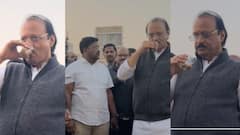 Ajit Pawar in Baramati: कडाक्याच्या थंडीत पहाटे अजित पवारांचा बारामतीत पाहणी दौरा, हॉटेलवाल्याने चहाचा आग्रह करताच दादांनी काय केलं?