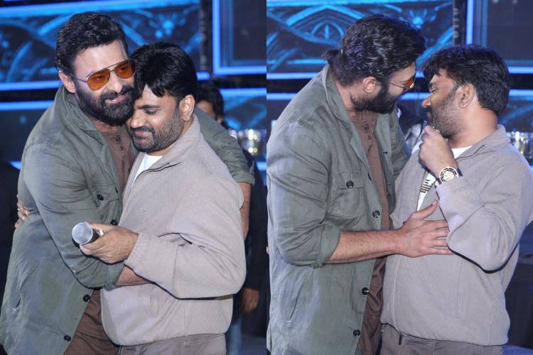 Maruthi: స్టేజిపై కన్నీళ్లు పెట్టుకున్న 'ది రాజా సాబ్' దర్శకుడు... ఓదార్చిన ప్రభాస్