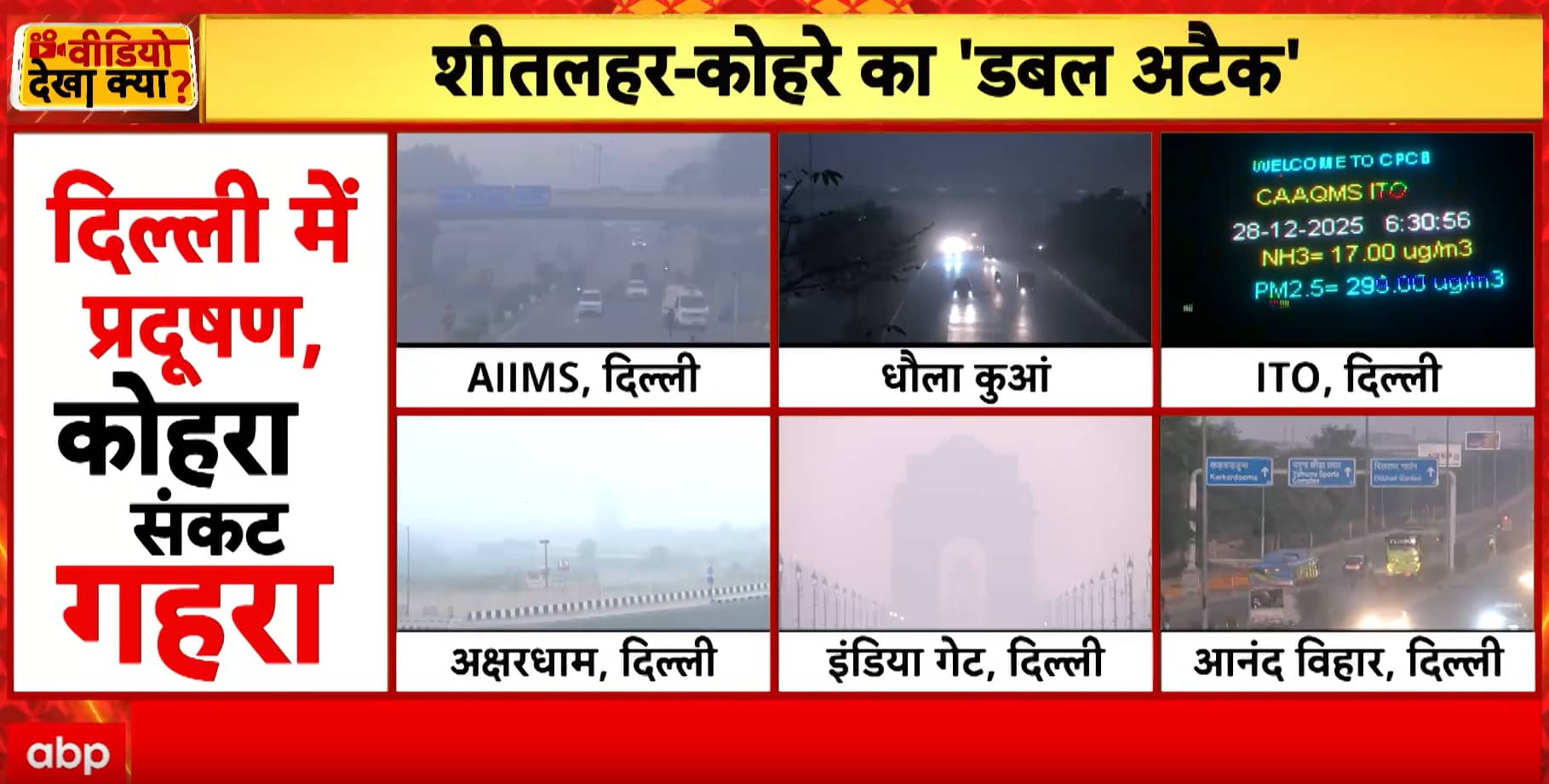 Breaking: Delhi Air Pollution Worsens as AQI Stays in Red Zone, GRAP-4 Curbs Fail to Bring Relief