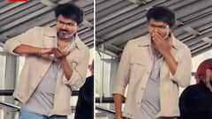 TVK Vijay: கீழே விழுந்த விஜய்.. சென்னை விமான நிலையத்தில் நடந்தது என்ன? வீடியோவை பாருங்க