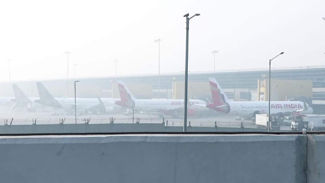 128 Flights Cancelled At Delhi Airport As Dense Fog And Toxic Smog Hit Air Operations