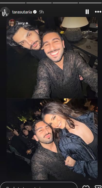 Amidst breakup rumours, Tara Sutaria shared a picture with her boyfriend Veer Pahadia, wrote this