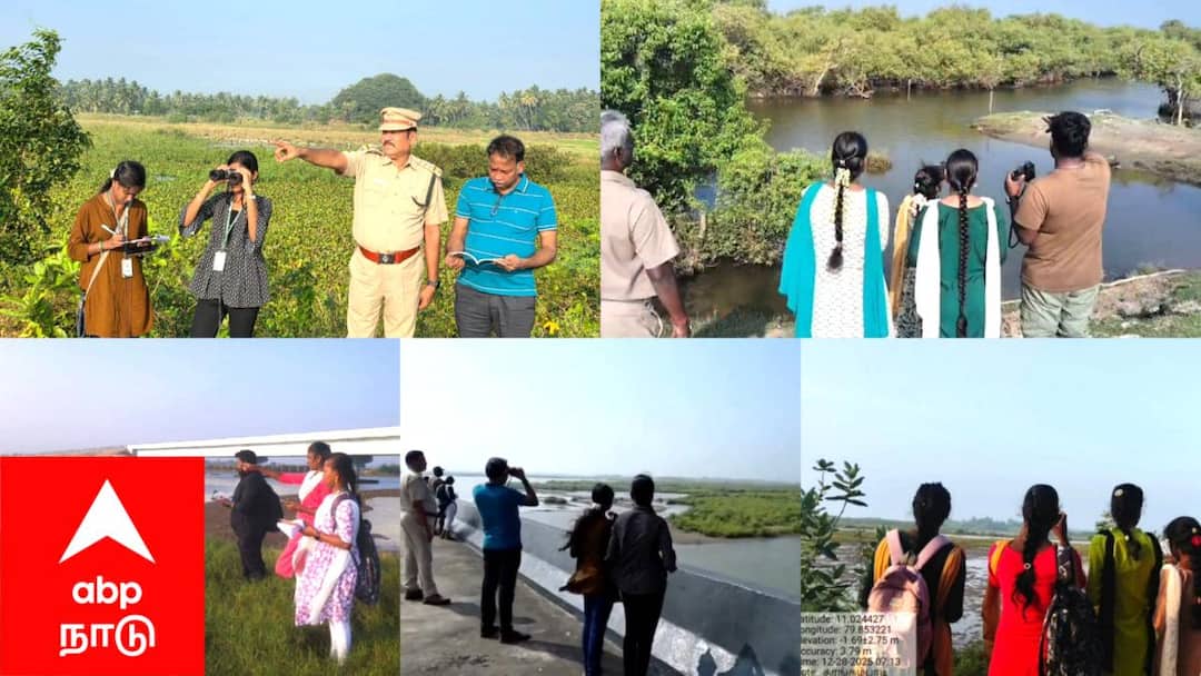 மயிலாடுதுறை: பறவைகள் கணக்கெடுப்பு தீவிரம்..! 14 இடங்களில் பறவைகள் இனம் கண்டுபிடிப்பு, பாதுகாப்புக்கு உதவும் தரவுகள்!