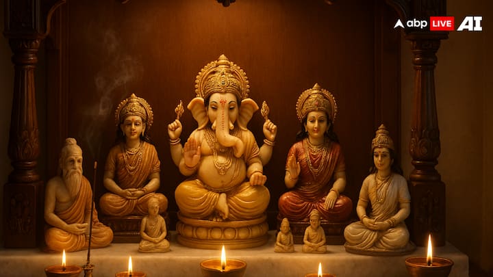 घर में के मंदिर में किसी भी भगवान की मूर्ति 1, 3,5, 7, 9 या 11 इंच की होनी चाहिए. इसके अलावा घर में खड़े गणेश जी, सरस्वती जी और माता लक्ष्मी की ऐसी किसी भी प्रतिमा को घर में न रखें.