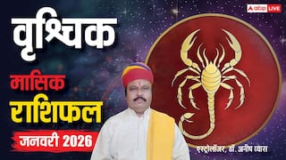 Scorpio January Horoscope 2026: वृश्चिक जनवरी मासिक राशिफल, काम बनेंगे या बिगड़ेंगे, ध्यान रखें ये बातें