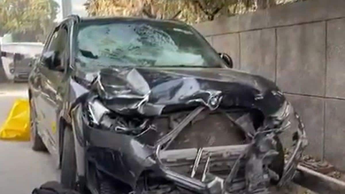 Speeding BMW Kills Cyclist Near Nithari In Noida