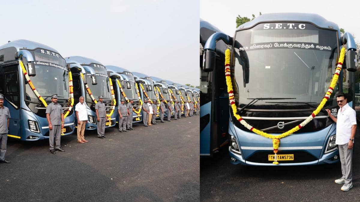 புதிய Volvo பேருந்துகள்: சாதாரண AC பேருந்துகளுக்கும் என்ன வித்தியாசம்? பயணத்தை சொகுசாக்கும் அம்சங்கள்!