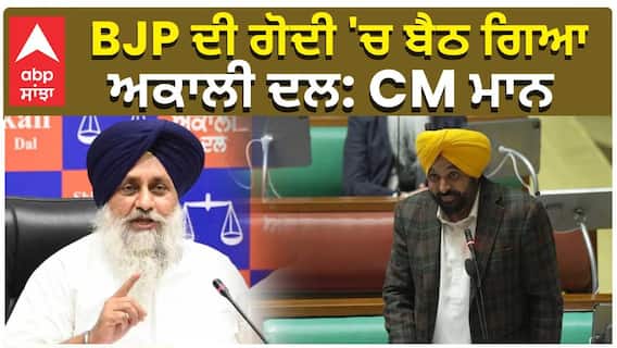 BJP ਦੀ ਗੋਦੀ 'ਚ ਬੈਠ ਗਿਆ ਅਕਾਲੀ ਦਲ: CM ਮਾਨ
