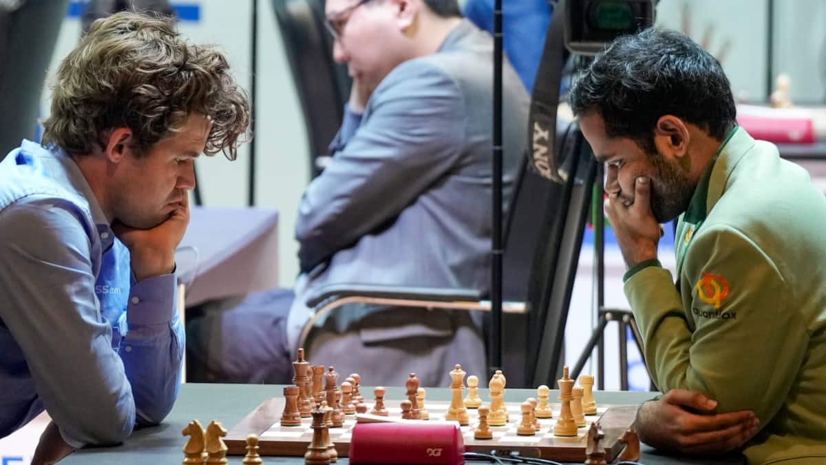 WATCH: Carlsen Loses Cool, Slams Table After Defeat Against Arjun Erigaisi