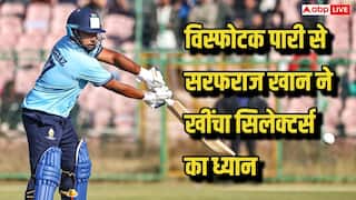 sarfaraz khan 157 runs in 75 balls in vijay hazare trophy against goa before new zealand series