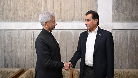 Jaishankar Meets Pakistan National Assembly Speaker During Dhaka Visit