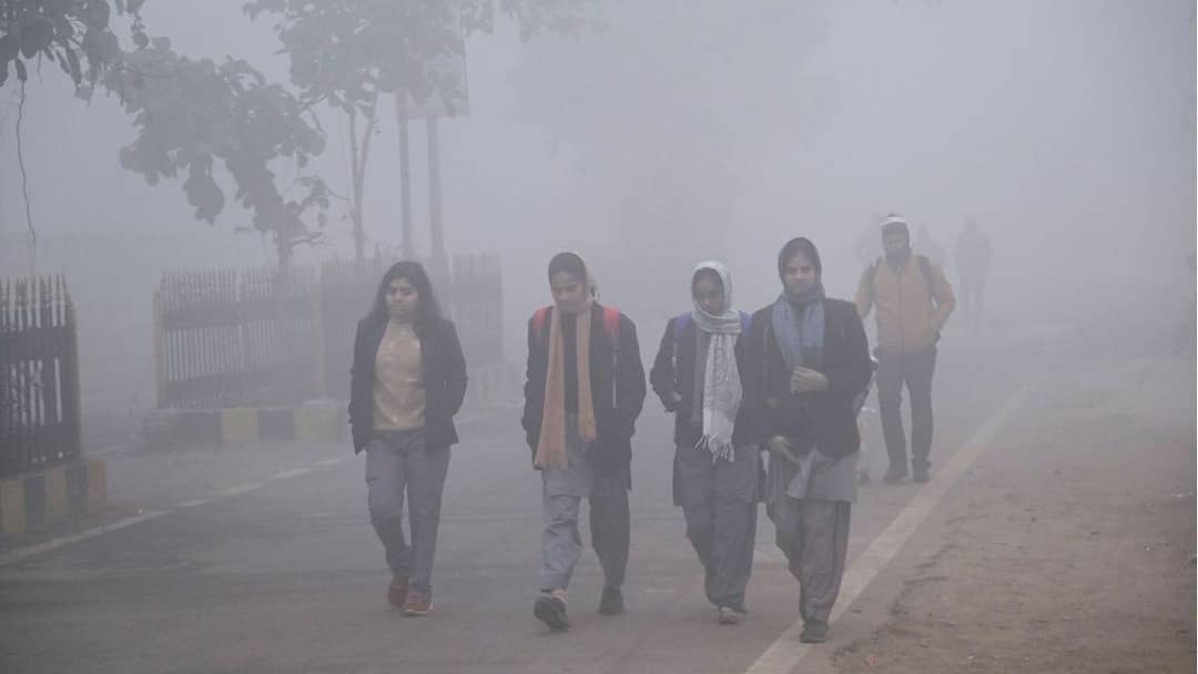 UP Weather New Year Under Dense Fog Cold Wave IMD Yellow Alert Rain In Western Districts UP Welcomes New Year Under Dense Fog, Cold Wave; Rain Likely In Western Districts