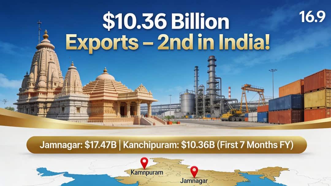 காஞ்சிபுரம் சாதனை: ஏற்றுமதியில் தேசிய அளவில் இரண்டாம் இடம்! முன்னணி மாவட்டத்தின் அபார வளர்ச்சி!