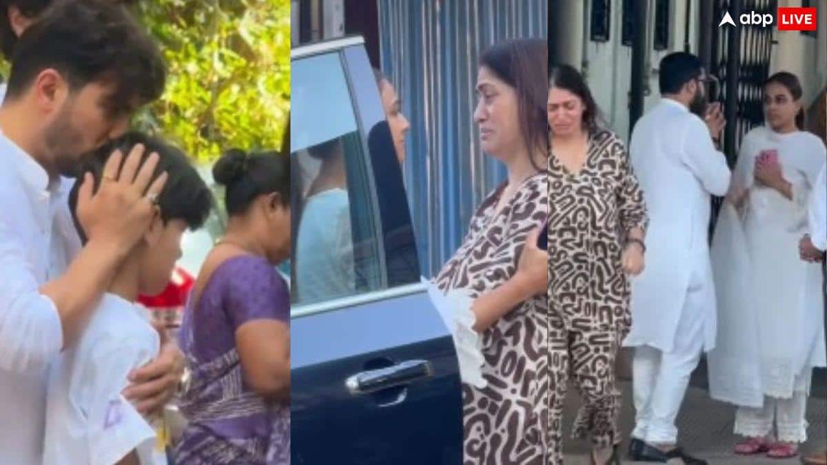 दुख की घड़ी में अर्जुन बिजलानी का सहारा बनी निया शर्मा, एक्टर के परिवार को यूं संभाला, देखें वीडियो