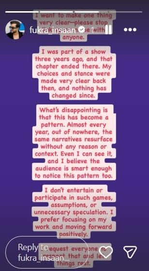 मेरी च्वाइस पहले से क्लियर..' जिया शंकर संग सगाई की खबरों पर अभिषेक मल्हान का आया रिएक्शन