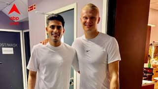 Indian Cricket Team captain Shubman Gill meets Man City Erling Haaland gets special reward video viral