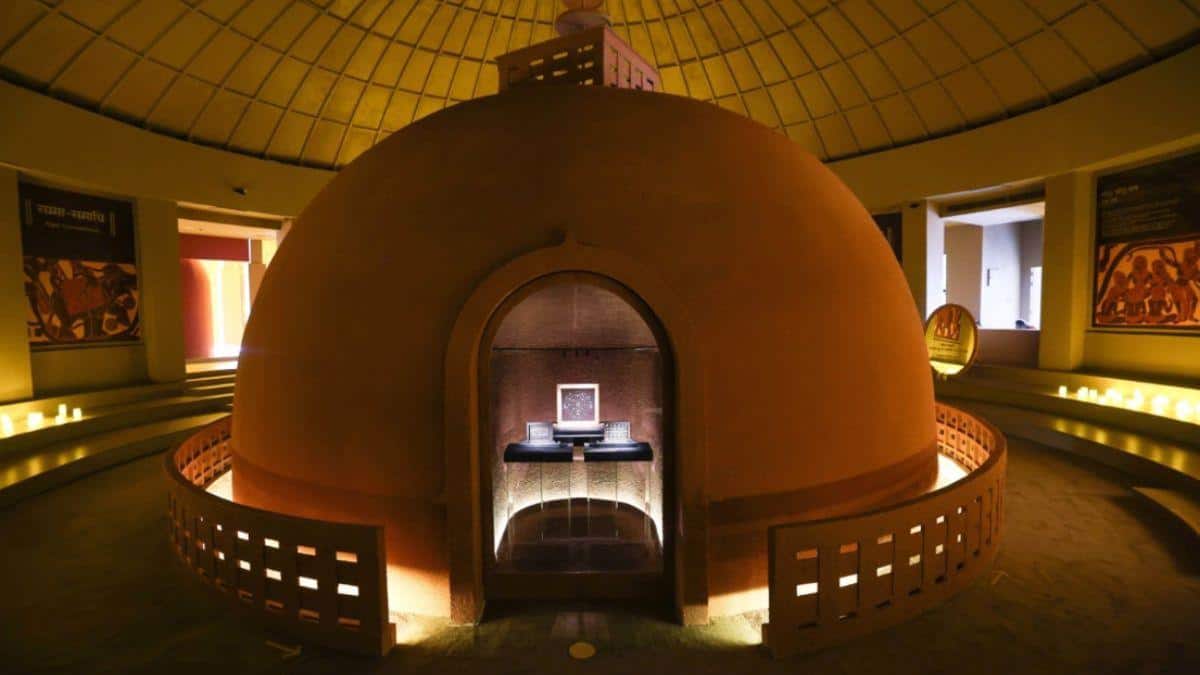 PM Modi Posts Glimpses Of Sacred Piprahwa Relics Exposition In New Delhi