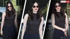 गॉगल्स लगाए एयरपोर्ट पर स्पॉट हुईं मानुषी छिल्लर, ब्राउन टॉप-ब्लैक पैंट में दिखीं स्टाइलिश