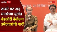 मनसे-शिवसेना ठाकरेंच्या युतीपासून भाजपापर्यंत...; मुंबईत बंडखोरी केलेल्या उमेदवारांची यादी, आज अर्ज मागे घेण्याचा शेवटचा दिवस