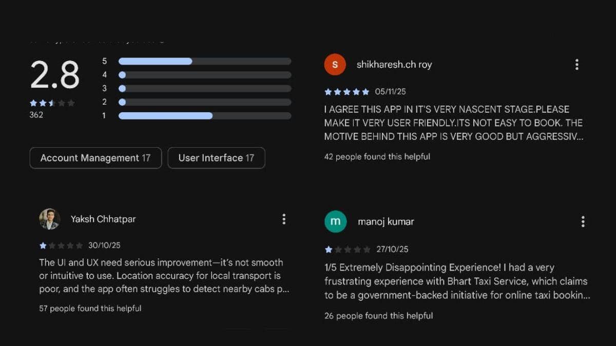 Bharat Taxi App Now Live In Delhi, But It Doesn't Really Work